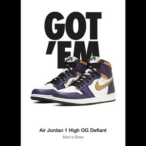 ****SOLD****Air Jordan 1 Defiant SB LA to Chicago